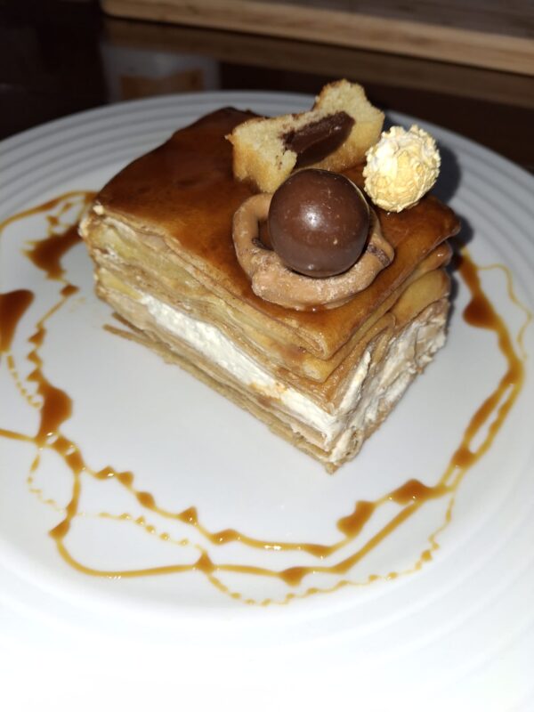 Gâteau crêpes syl'milcrêpes / La part