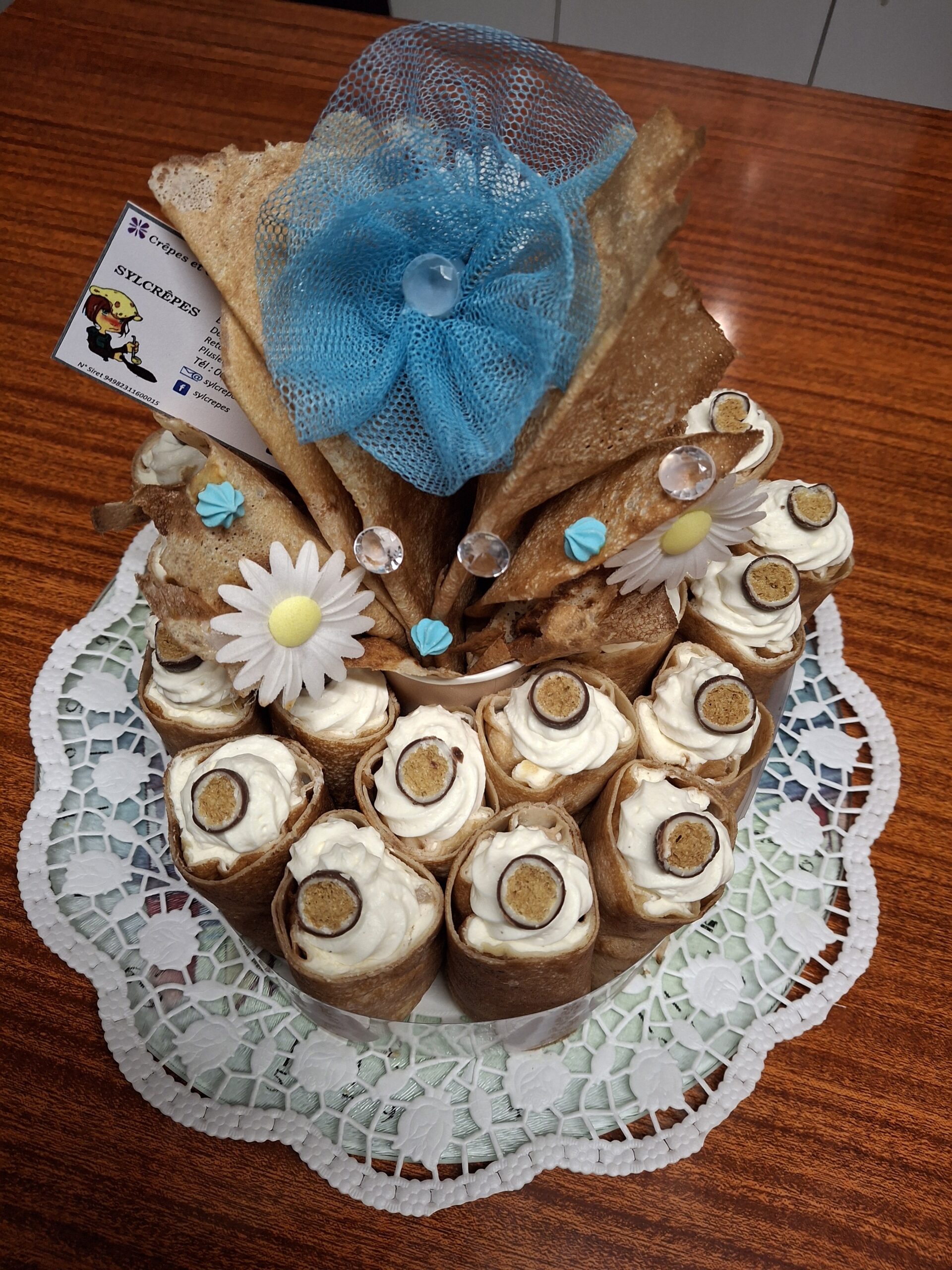 gâteau crêpes.
Famille-crêpes- poire 🍐 – Image 3